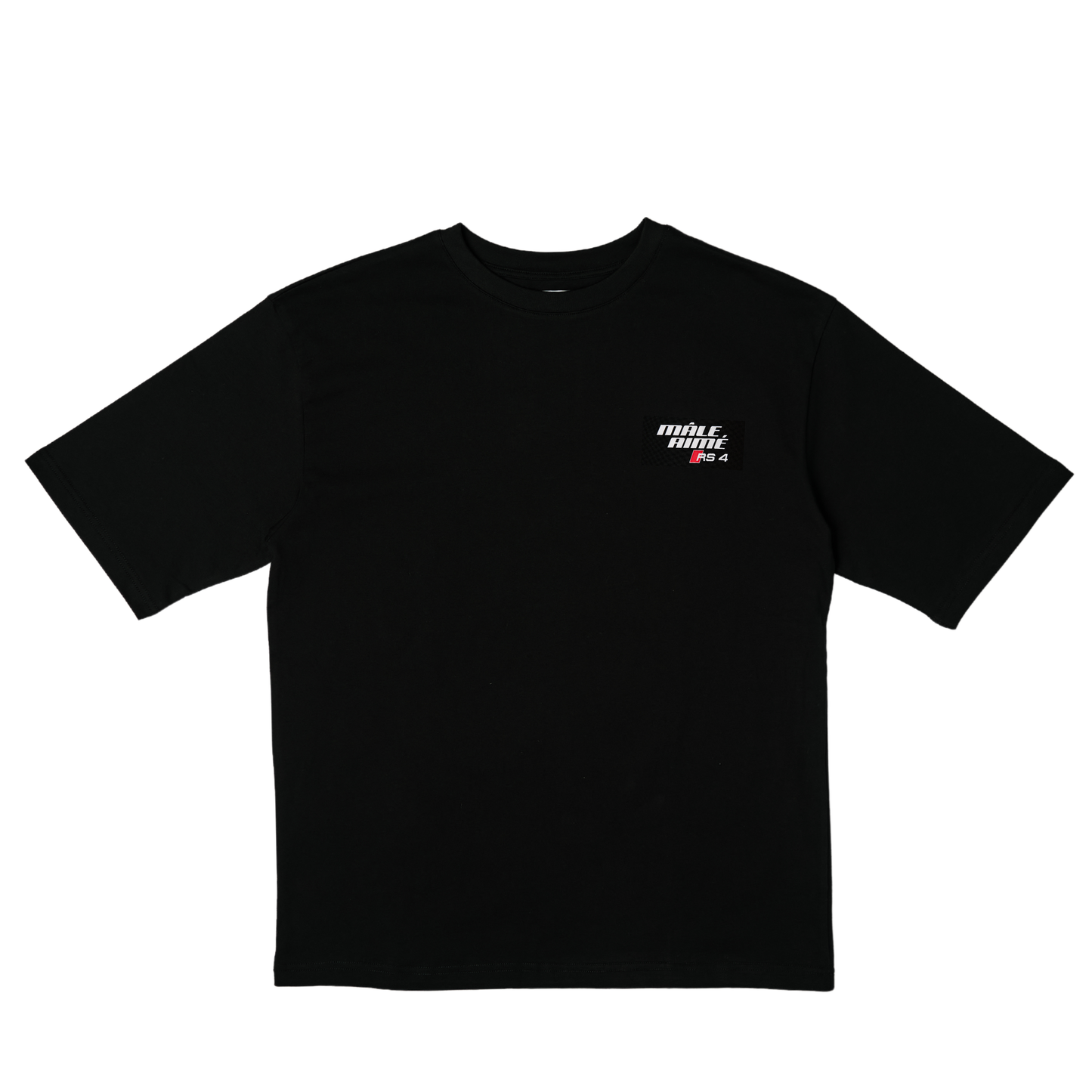 T-SHIRT OVERSIZE MALE AIME RS4 NOIR