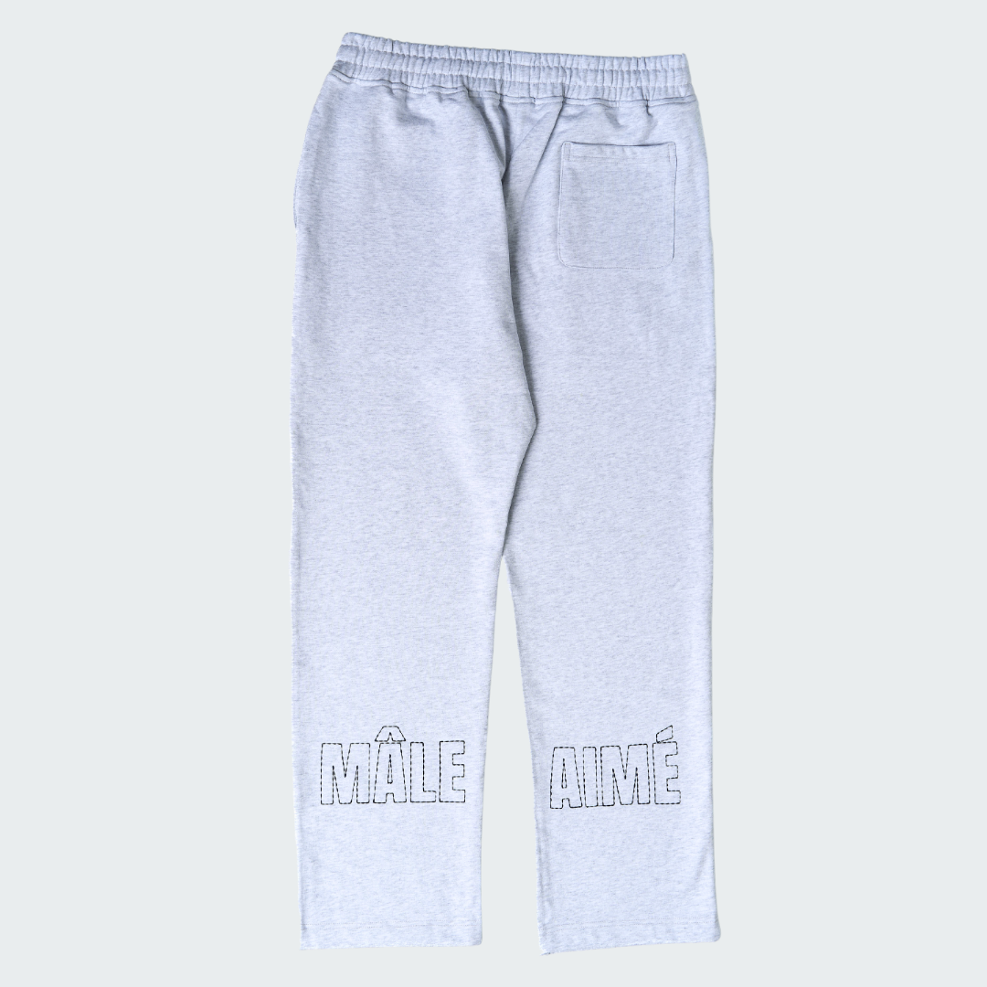 PANTALON MON SET MALE AIME GRIS