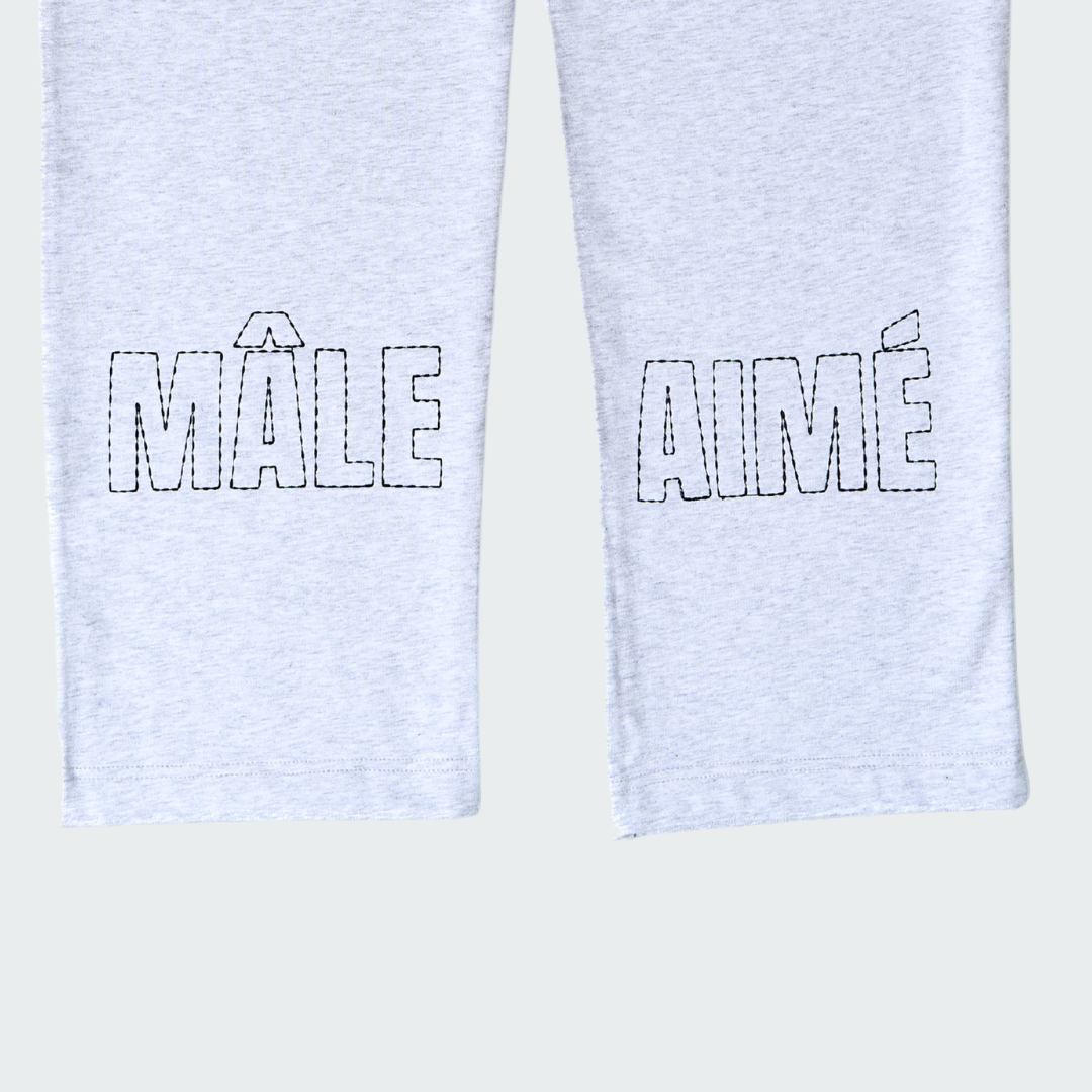 PANTALON MON SET MALE AIME GRIS