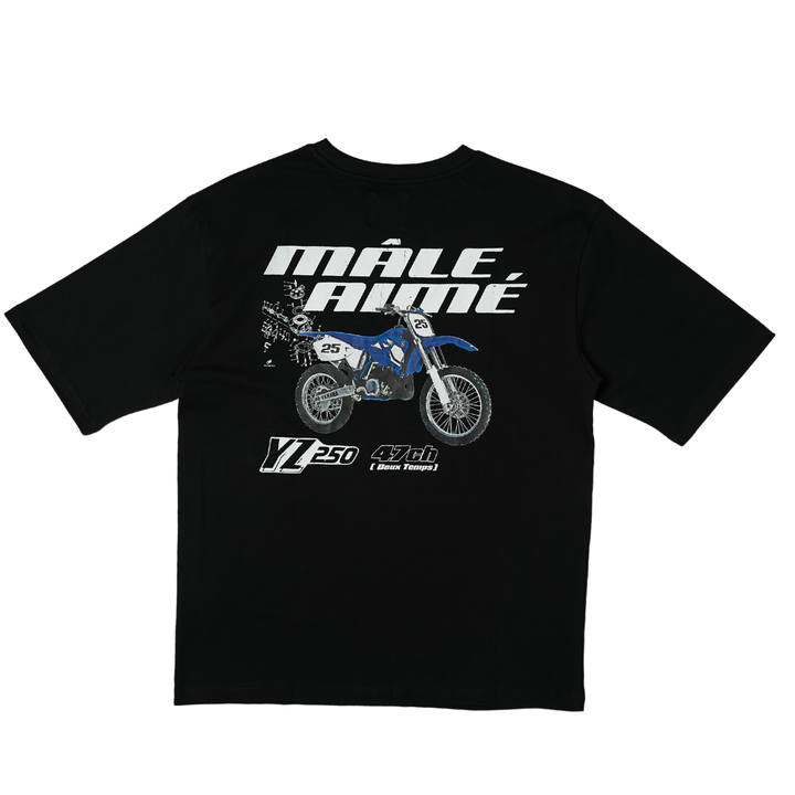 T-SHIRT OVERSIZE MALE AIME YZ NOIR