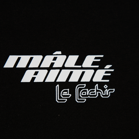 T-SHIRT OVERSIZE MALE AIME CACHIR NOIR