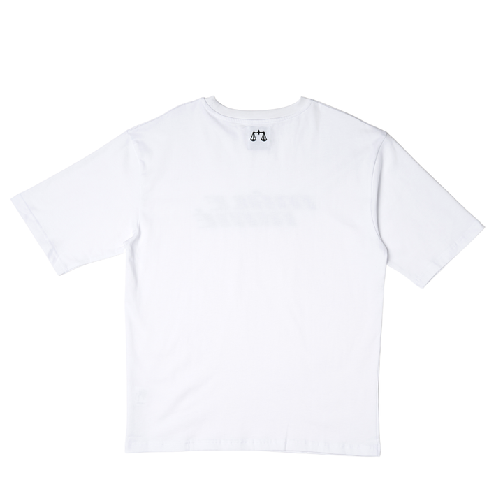 T-SHIRT OVERSIZE MALE AIME BASIC BLANC