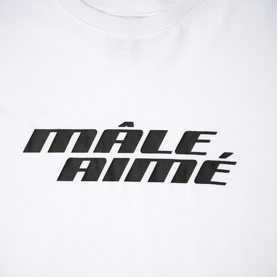 T-SHIRT OVERSIZE MALE AIME BASIC BLANC