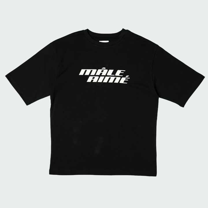 T-SHIRT OVERSIZE MALE AIME BASIC NOIR