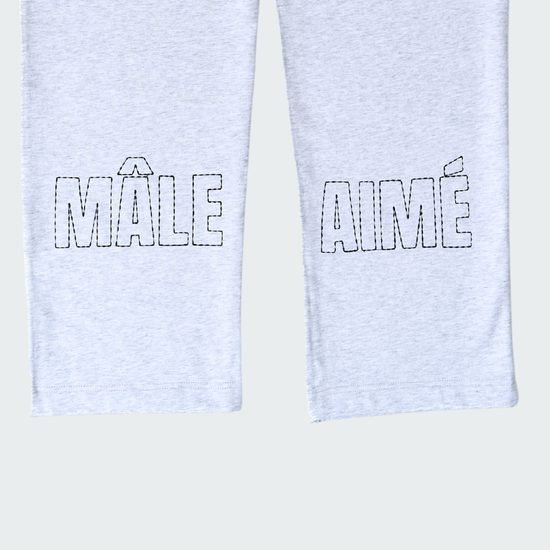 PANTALON MON SET MALE AIME GRIS