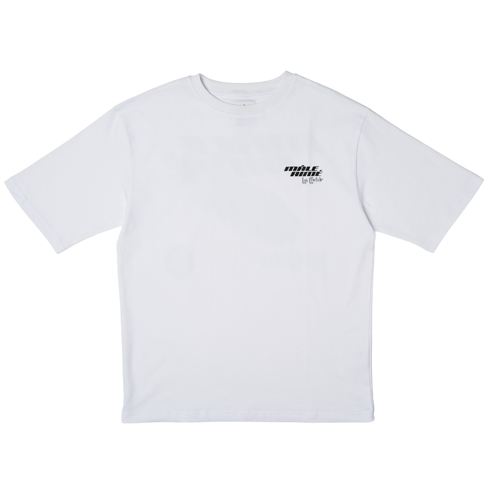 T-SHIRT OVERSIZE MALE AIME CACHIR BLANC